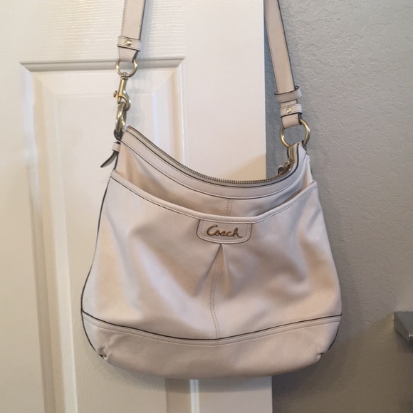 Coach Handbags - All white Coach purse